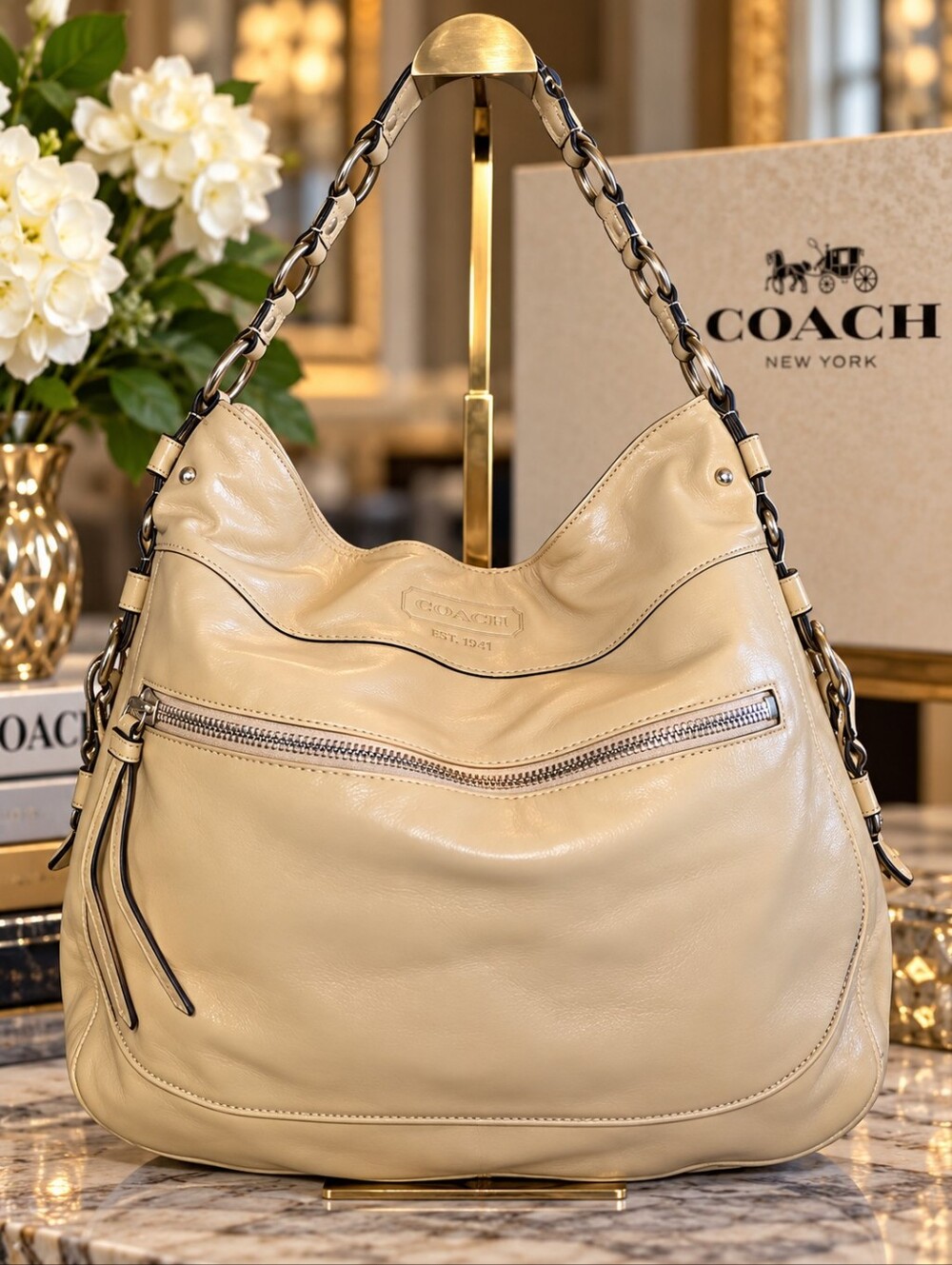 Coach Zoe Hobo Bag Aka Zoe XL Editorial Bag